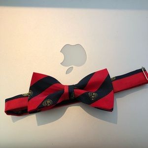 Red and Black Striped Bowtie (Age 0-13)